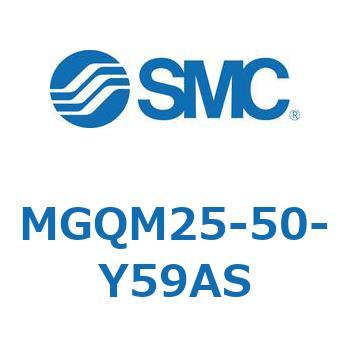 ガイド付薄形シリンダ (MGQM25-5～) SMC