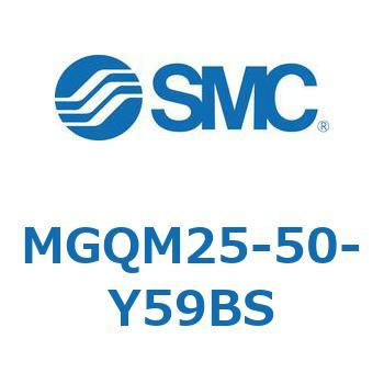 ガイド付薄形シリンダ (MGQM25-5～) SMC