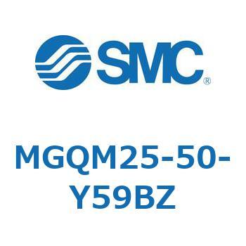 ガイド付薄形シリンダ (MGQM25-5～) SMC