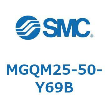 ガイド付薄形シリンダ (MGQM25-5～) SMC