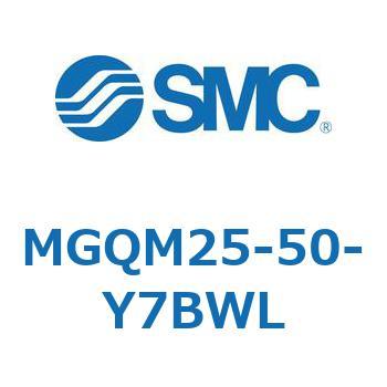 ガイド付薄形シリンダ (MGQM25-5～) SMC
