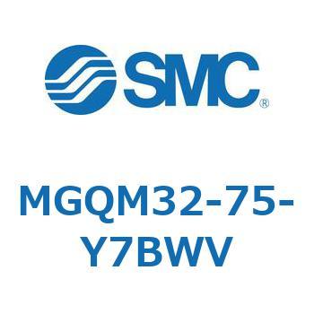 ガイド付薄形シリンダ (MGQM32-7～) SMC