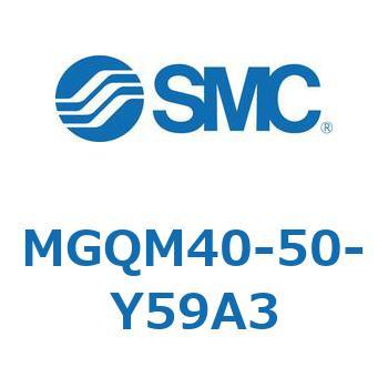 ガイド付薄形シリンダ (MGQM40-5～) SMC