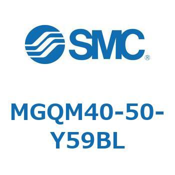 ガイド付薄形シリンダ (MGQM40-5～) SMC