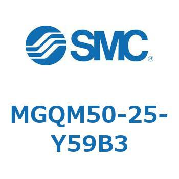 ガイド付薄形シリンダ (MGQM50-2～) SMC