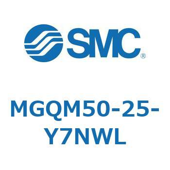 ガイド付薄形シリンダ (MGQM50-2～) SMC