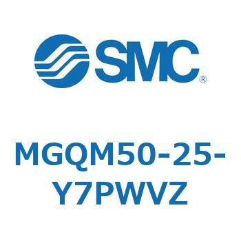 ガイド付薄形シリンダ (MGQM50-2～) SMC