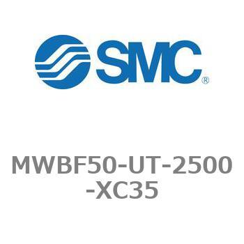 ロック付シリンダ/複動・片ロッド MWBシリーズ MWBF50 SMC