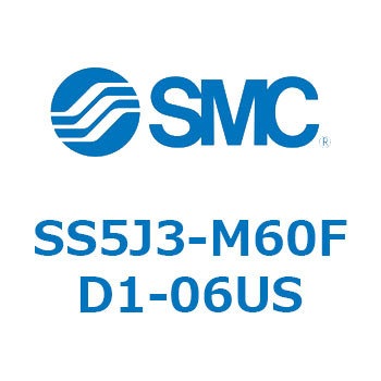 SS5J3-M60FD1-06US 4�|�[�g�\���m�C�h�o���u �J�Z�b�g�^�C�v�}�j�z�[���h SMC 27582527