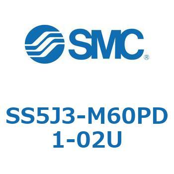 SS5J3-M60PD1-02U 4�|�[�g�\���m�C�h�o���u �J�Z�b�g�^�C�v�}�j�z�[���h SMC 27582712