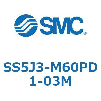 SS5J3-M60PD1-03M 4�|�[�g�\���m�C�h�o���u �J�Z�b�g�^�C�v�}�j�z�[���h SMC 27582755