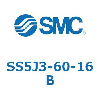 Ss5j3 60 16b 4ポートソレノイドバルブ カセットタイプマニホールド Smc Ss5j3 60 16b 通販モノタロウ