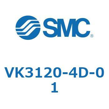 5ポートソレノイドバルブ直動ポペットタイプ弾性体シール SMC