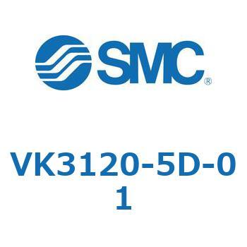 5ポートソレノイドバルブ直動ポペットタイプ弾性体シール SMC