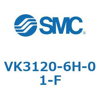 5ポートソレノイドバルブ直動ポペットタイプ弾性体シール VK3120 SMC