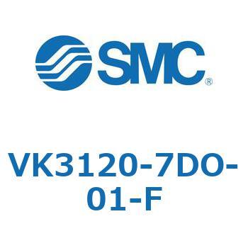 5ポートソレノイドバルブ直動ポペットタイプ弾性体シール VK3120 SMC
