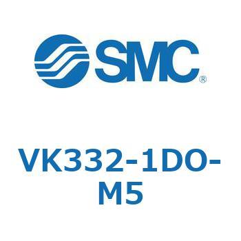 3ポートソレノイドバルブ直動ポペットタイプ弾性体シール SMC