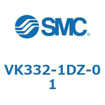 3ポートソレノイドバルブ直動ポペットタイプ弾性体シール SMC