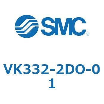 3ポートソレノイドバルブ直動ポペットタイプ弾性体シール SMC