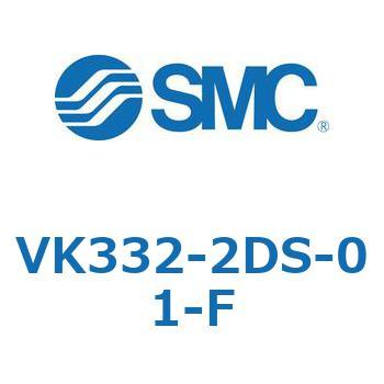 3ポートソレノイドバルブ直動ポペットタイプ弾性体シール SMC