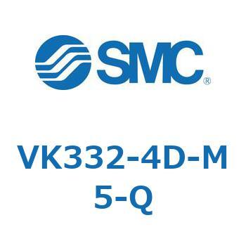 3ポートソレノイドバルブ直動ポペットタイプ弾性体シール SMC