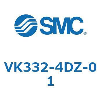 3ポートソレノイドバルブ直動ポペットタイプ弾性体シール SMC