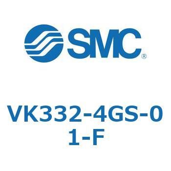 3ポートソレノイドバルブ直動ポペットタイプ弾性体シール SMC