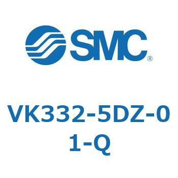 3ポートソレノイドバルブ直動ポペットタイプ弾性体シール SMC