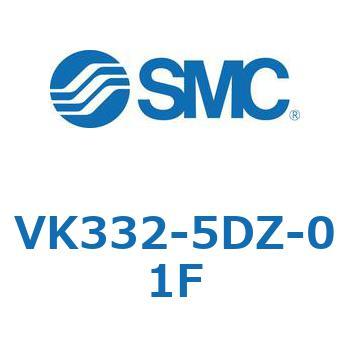 3ポートソレノイドバルブ直動ポペットタイプ弾性体シール SMC