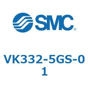 3ポートソレノイドバルブ直動ポペットタイプ弾性体シール SMC
