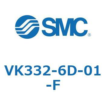 3ポートソレノイドバルブ直動ポペットタイプ弾性体シール SMC