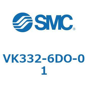 3ポートソレノイドバルブ直動ポペットタイプ弾性体シール SMC