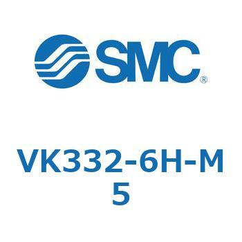 3ポートソレノイドバルブ直動ポペットタイプ弾性体シール SMC