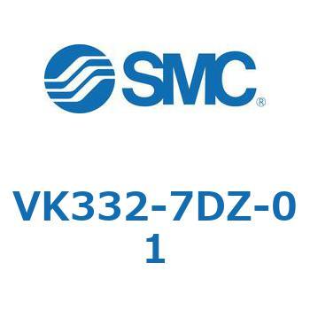 3ポートソレノイドバルブ直動ポペットタイプ弾性体シール SMC