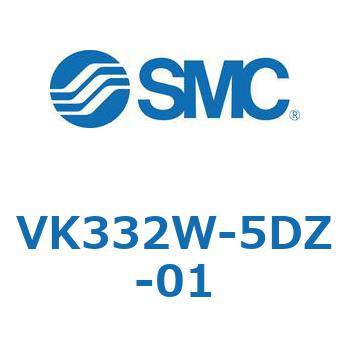 3ポートソレノイドバルブ直動ポペットタイプ弾性体シール SMC