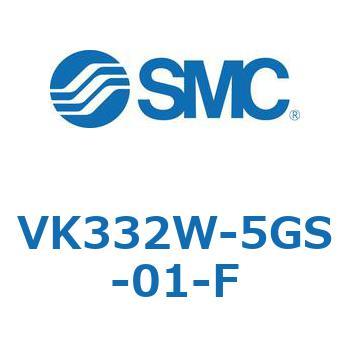 3ポートソレノイドバルブ直動ポペットタイプ弾性体シール SMC