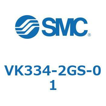 3ポートソレノイドバルブ直動ポペットタイプ弾性体シール SMC