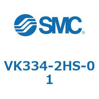 3ポートソレノイドバルブ直動ポペットタイプ弾性体シール SMC