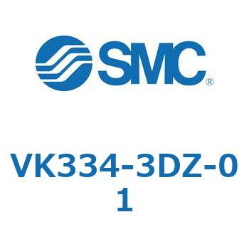 3ポートソレノイドバルブ直動ポペットタイプ弾性体シール SMC
