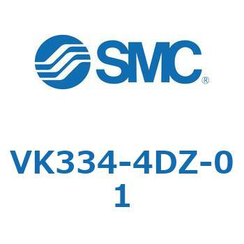 3ポートソレノイドバルブ直動ポペットタイプ弾性体シール SMC