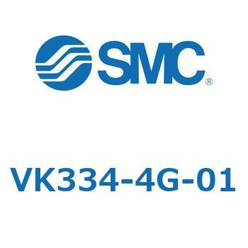 3ポートソレノイドバルブ直動ポペットタイプ弾性体シール SMC