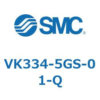 3ポートソレノイドバルブ直動ポペットタイプ弾性体シール SMC