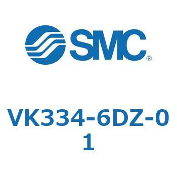 3ポートソレノイドバルブ直動ポペットタイプ弾性体シール SMC