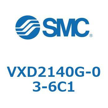 パイロット形2ポートソレノイドバルブ (VXD2140G～) SMC