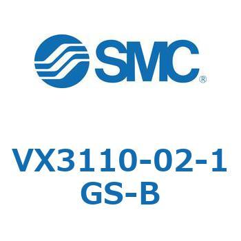 直動形3ポートソレノイドバルブ (VX3110-0～) SMC