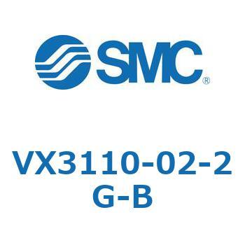 直動形3ポートソレノイドバルブ (VX3110-0～) SMC