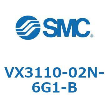 直動形3ポートソレノイドバルブ (VX3110-0～) SMC