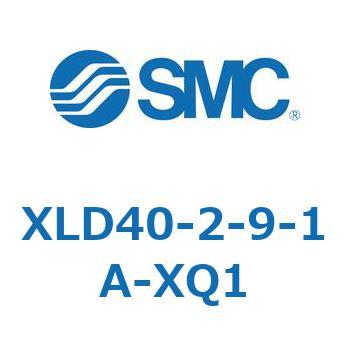アルミ製 高真空L型バルブ 二段制御・単動/ベローズシール・Oリングシール (XLD～) SMC