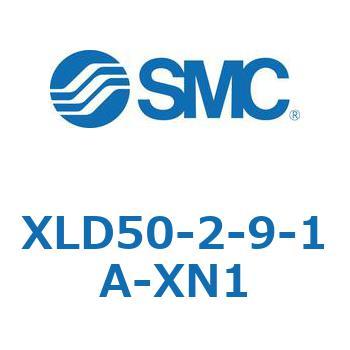 アルミ製 高真空L型バルブ 二段制御・単動/ベローズシール・Oリングシール (XLD～) SMC