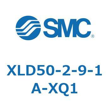 アルミ製 高真空L型バルブ 二段制御・単動/ベローズシール・Oリングシール (XLD～) SMC